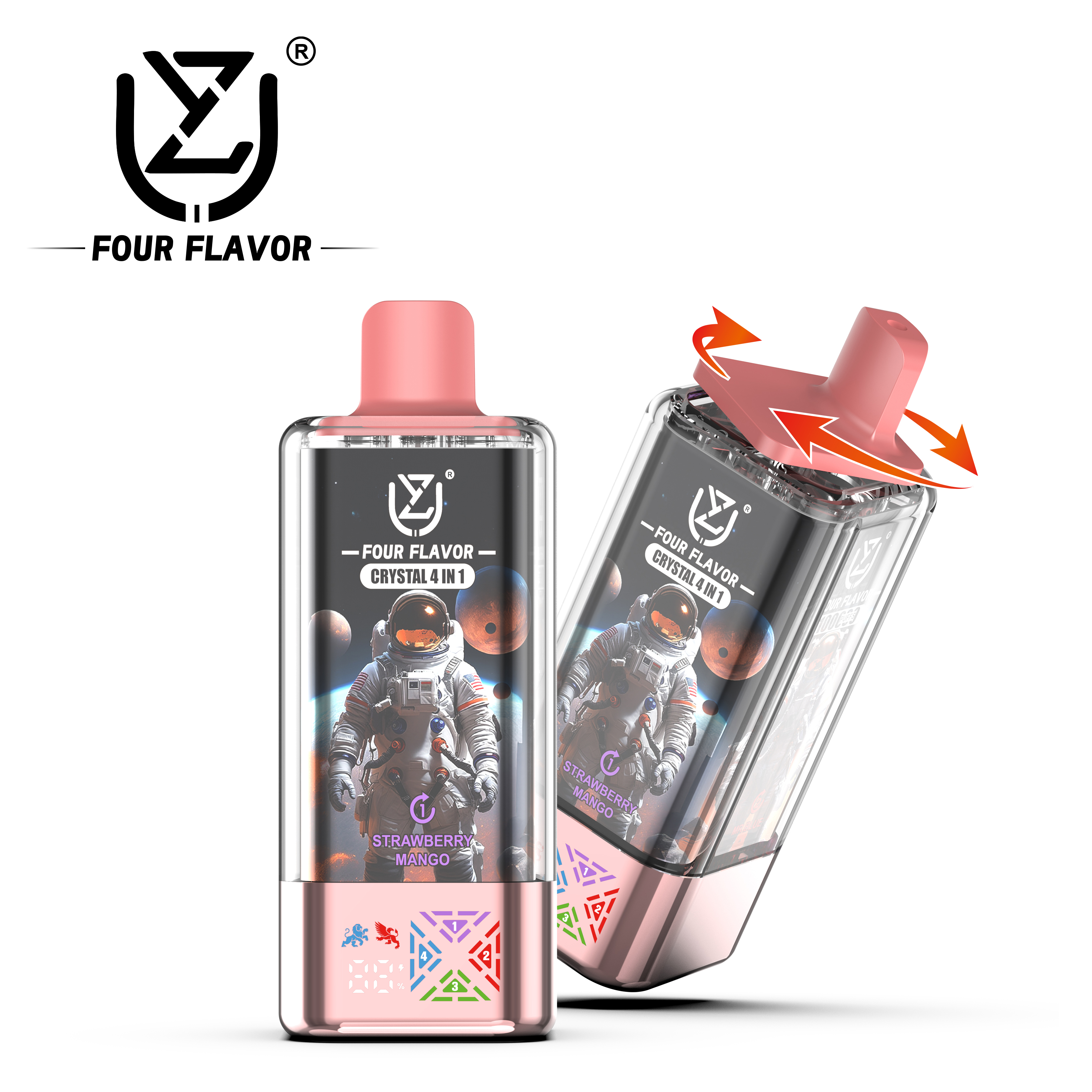UZY Crystal  4in1 100K Puffs Prefilled Vape |  Rechargeable