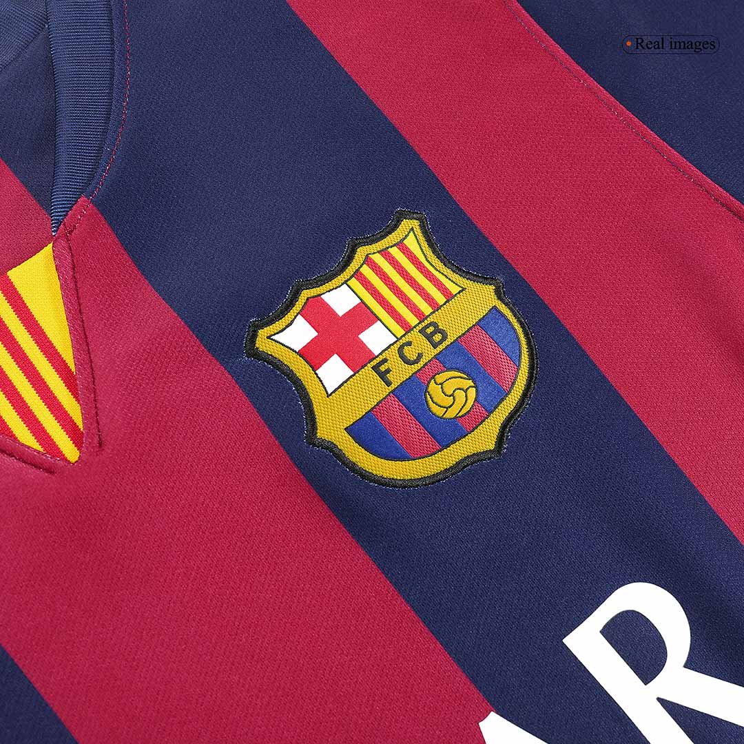 Barcelona SUÁREZ #9 2014/15 Retro Home Soccer Jersey