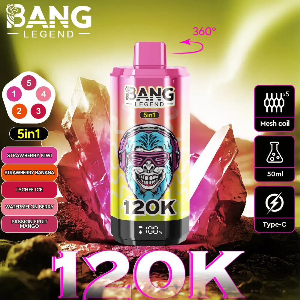 Bang Legend 120K Ultimate 5-in-1 Disposable Vape