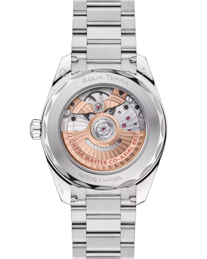 Omega Seamaster Aqua Terra 150M 38 mm Silver Dial  Canopus Gold™ Bracelet 220.55.38.20.99.003