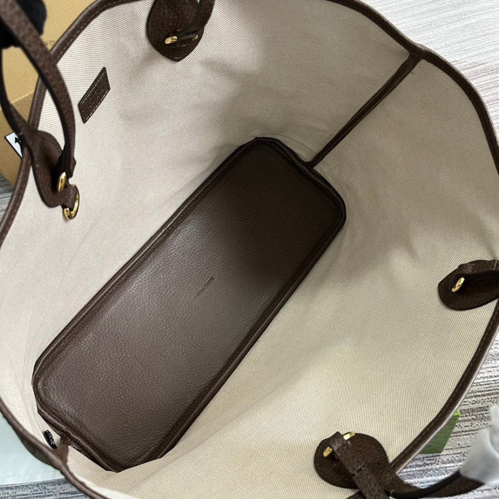 Gucci Ophidia GG Supreme Shoulder Tote Beige/Ebony 38.5cm/15.2in