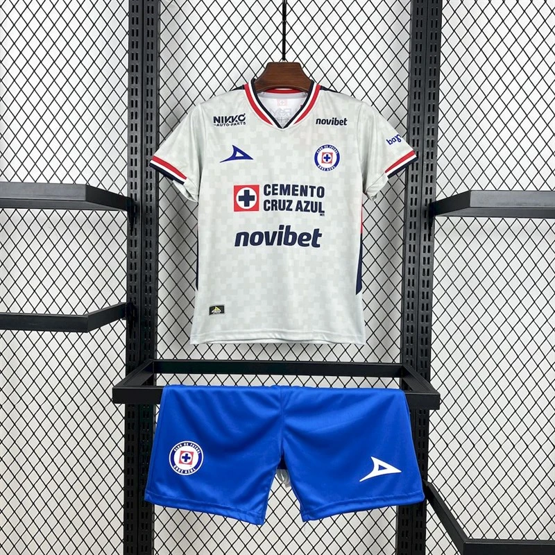 2025-26 Cruz Azul Away Kids Football jersey