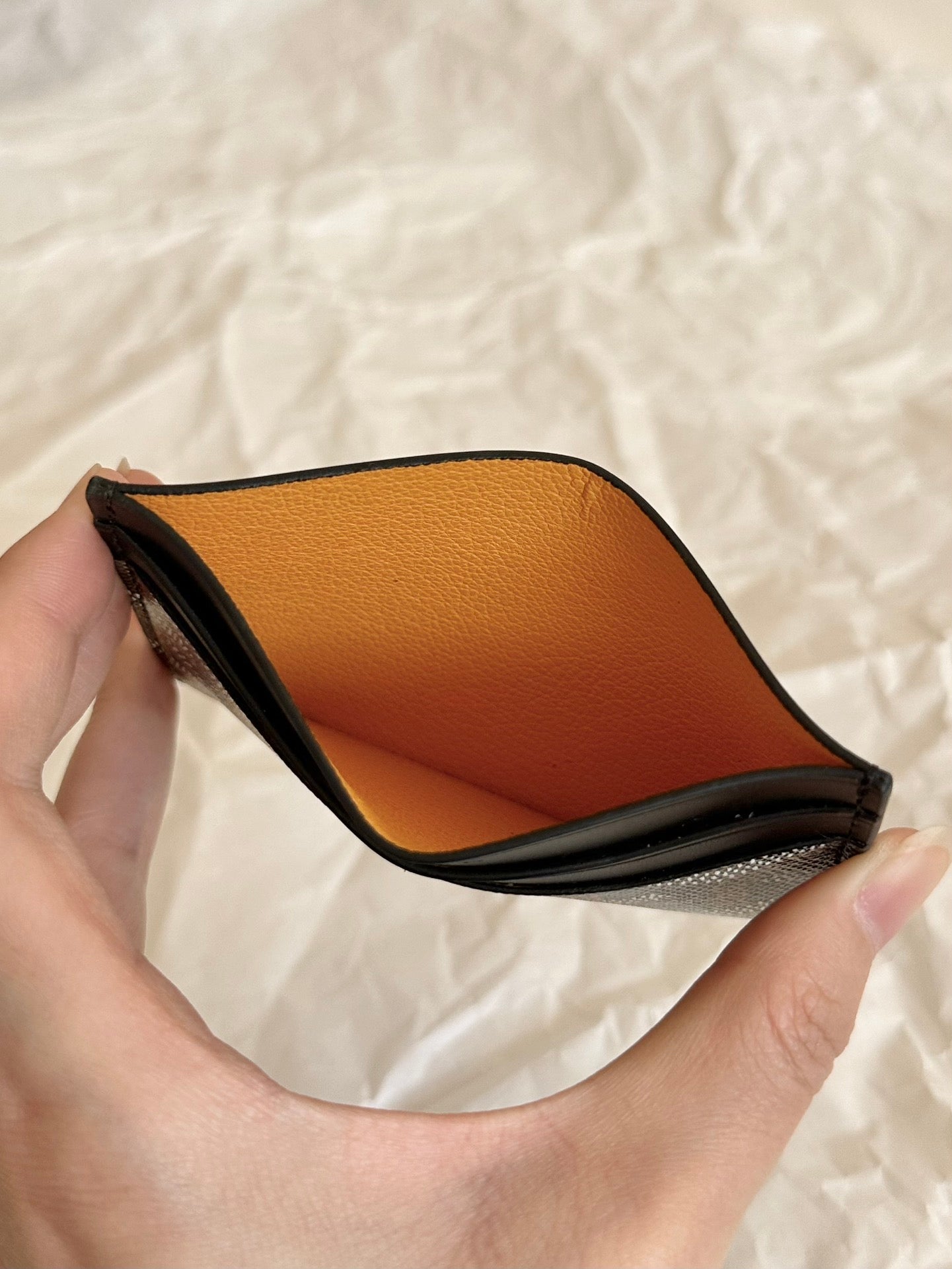 Goyard Saint-Sulpice Card Wallet 10 Cm Black Goyardine Canvas