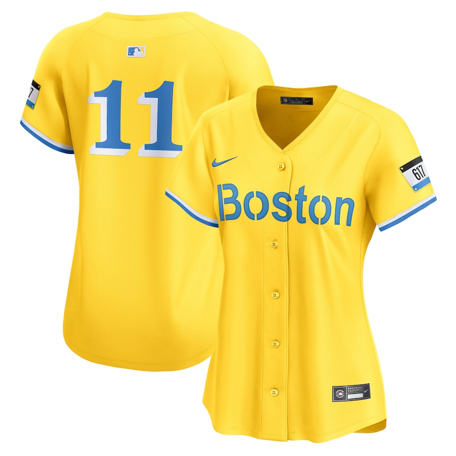 Rafael Devers Boston Red Sox Women's City Connect Limited Player Jersey Gold