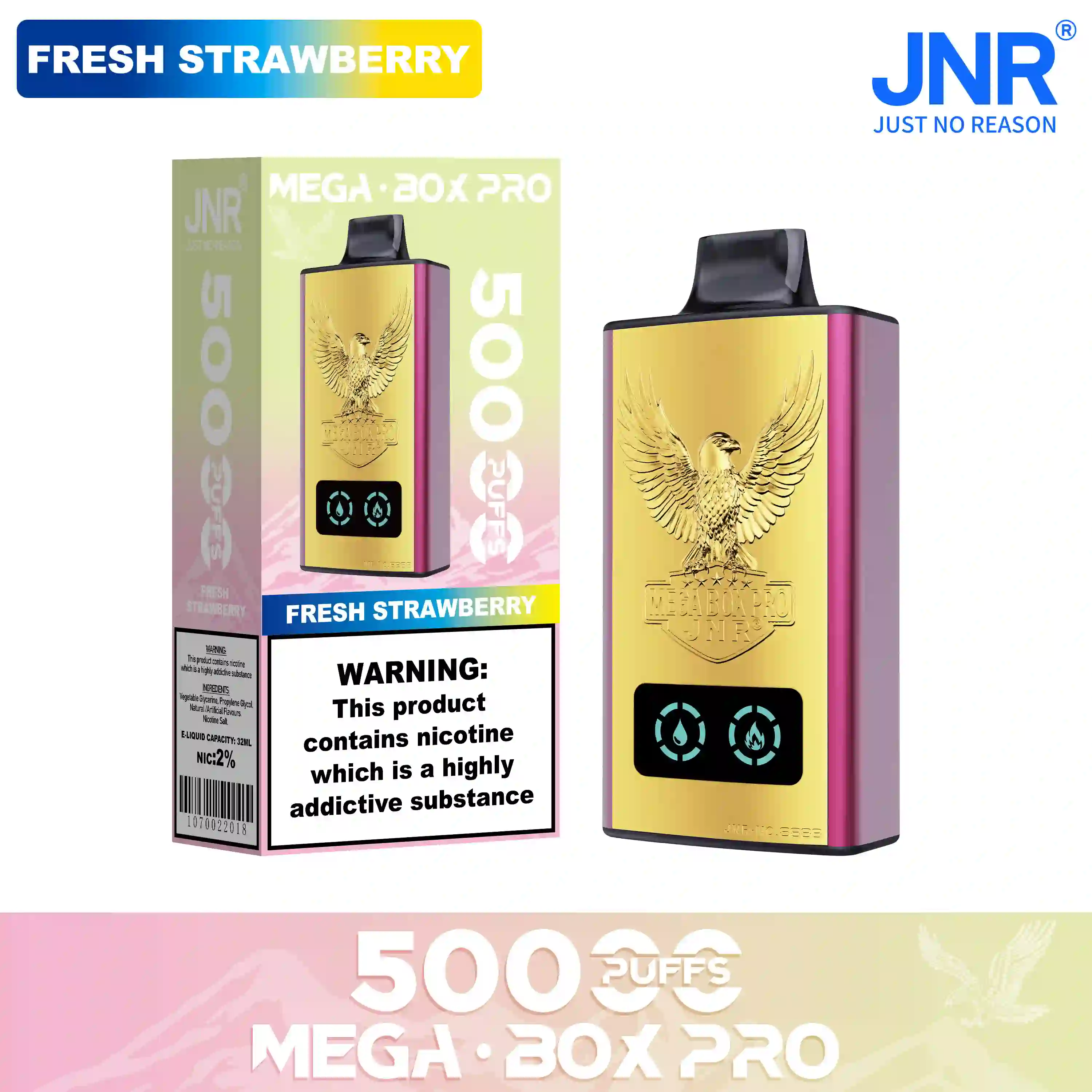 JNR Mega Box Pro 50000 Puffs Disposable Vape