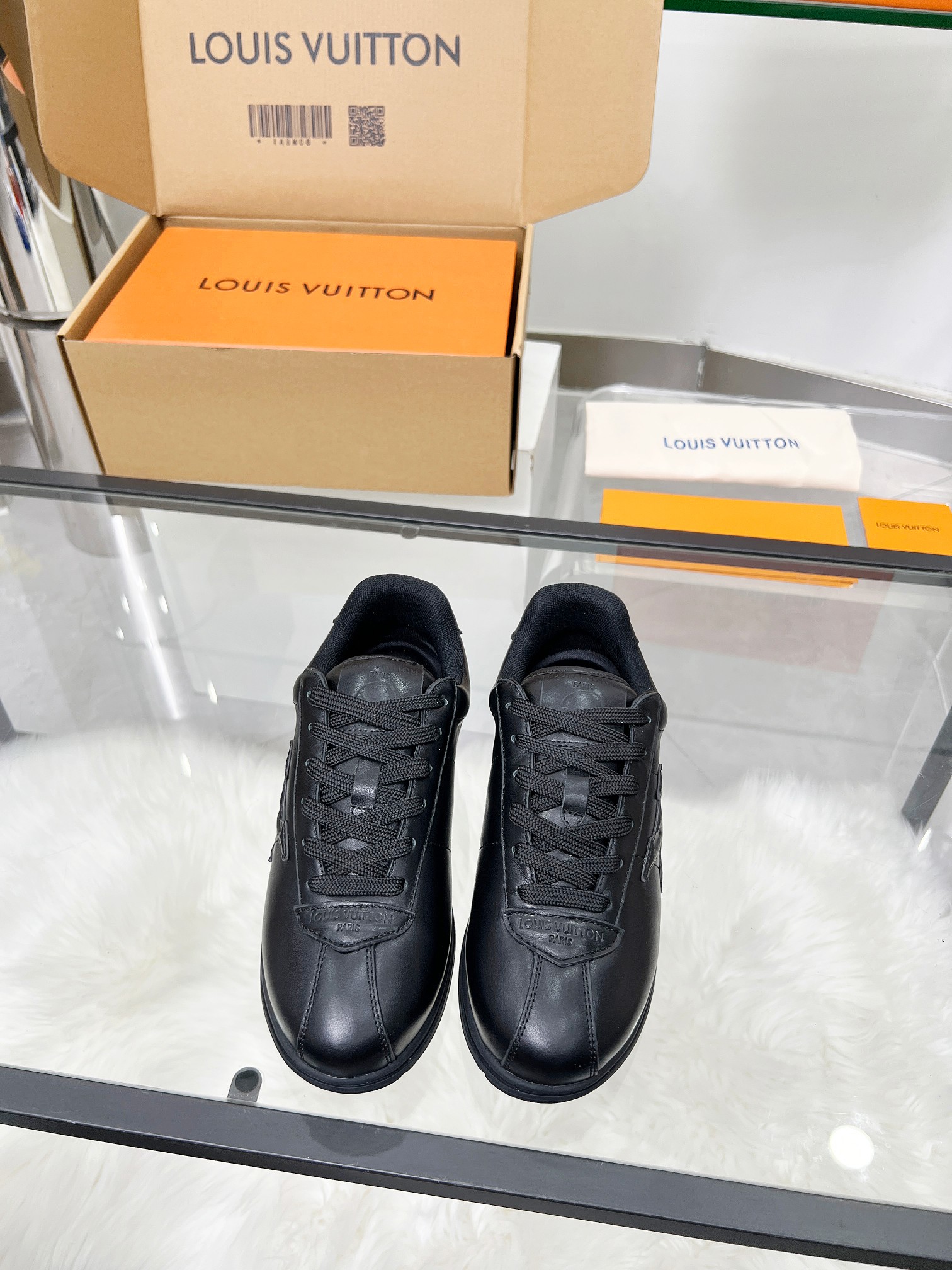 Louis Vuitton LV Trainer Triple Black Sneakers – Women’s Shoes