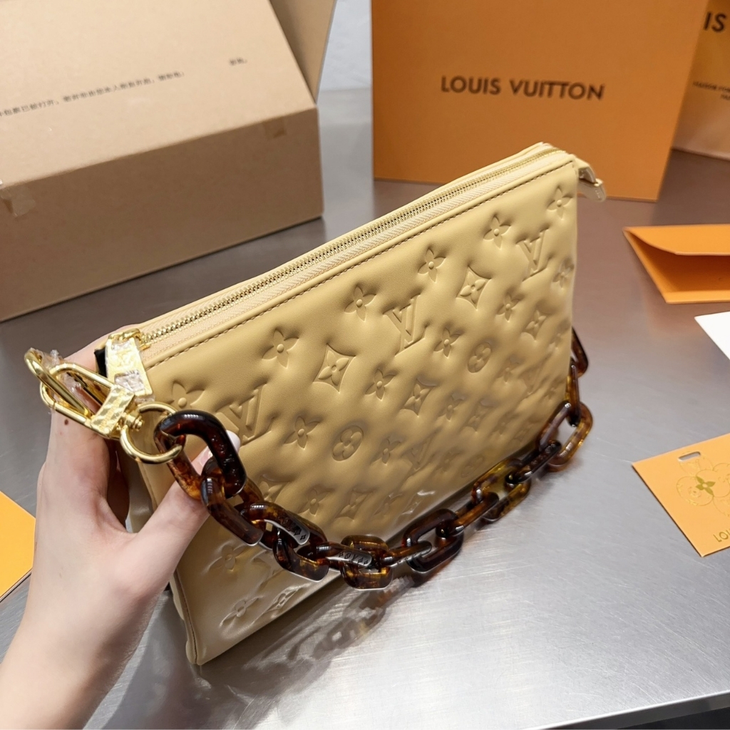 Louis Vuitton Coussin PM Bag Yellow 26cm M22335