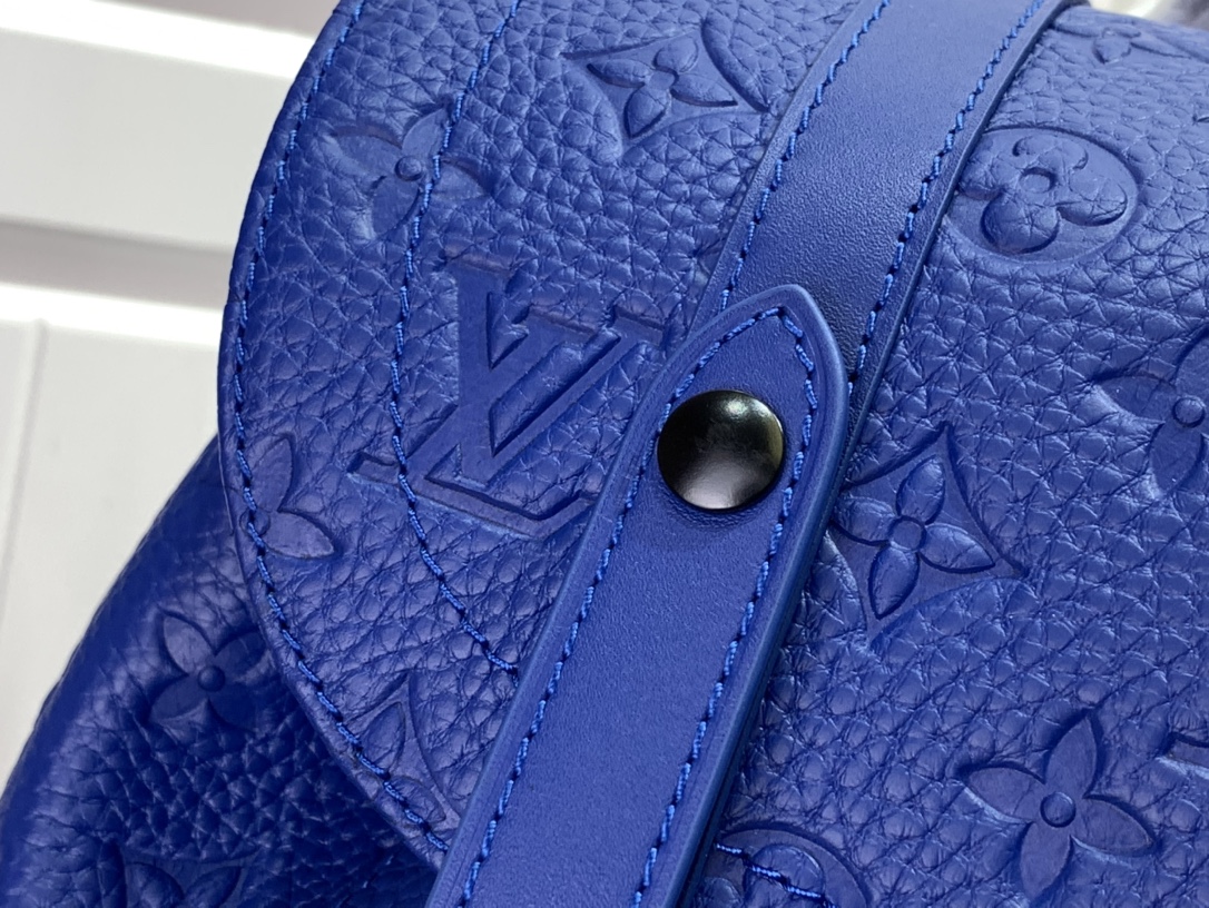 Louis Vuitton Christopher Pm Backpack Blue 48Cm M23189 For Men