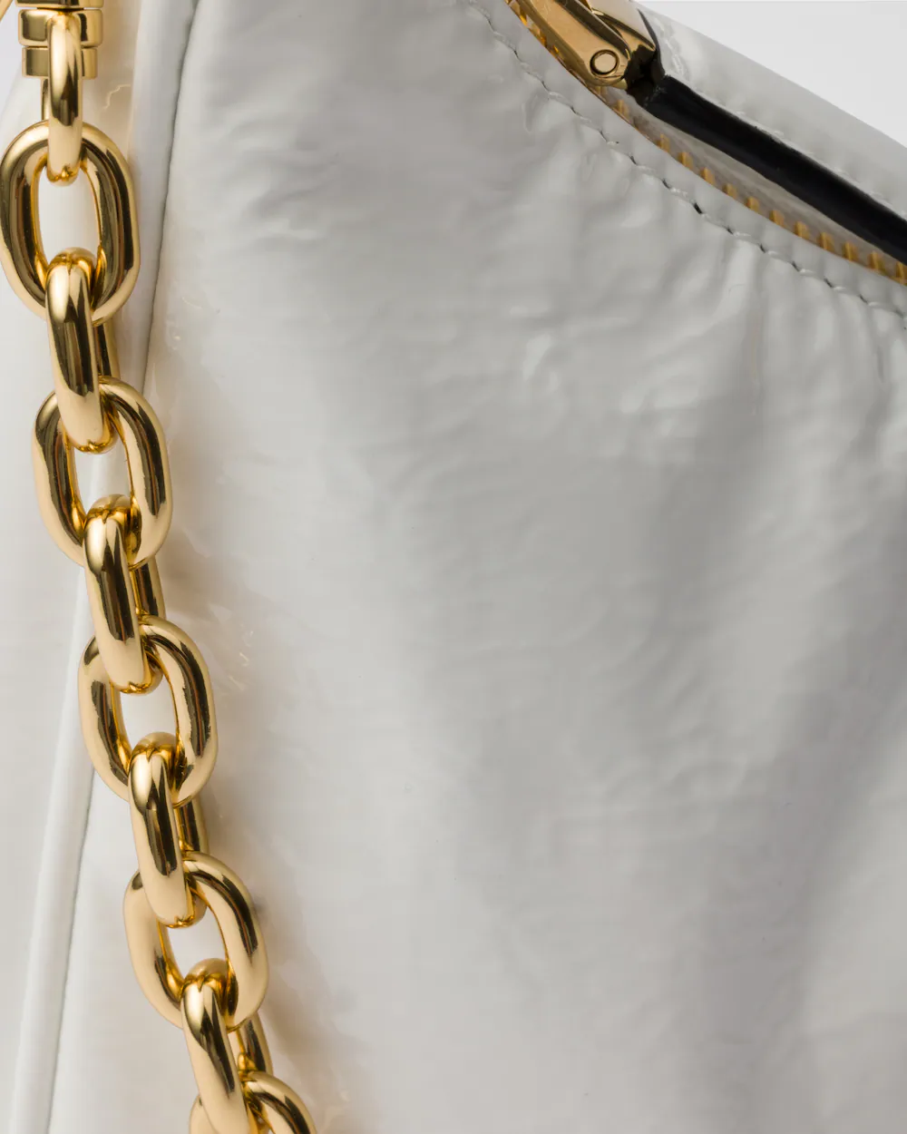 Prada Re-Edition naplak patent leather mini-bag