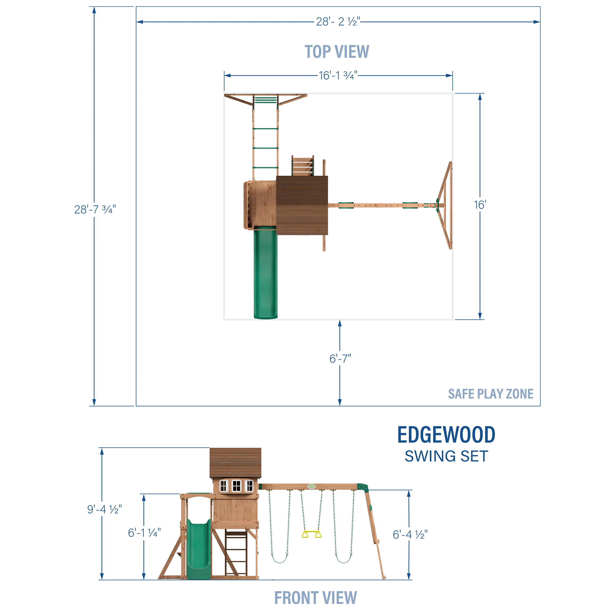 Edgewood Swing Set