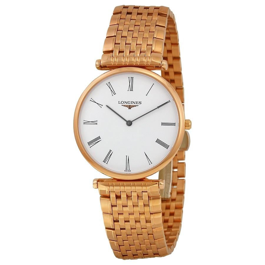 Longines Women's L47091918 La Grande Classique Rose Gold-Tone 18kt Rose Gold-Plated Stainless Steel Watch