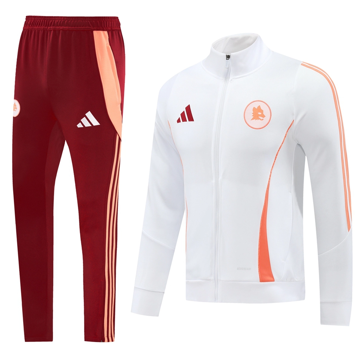 2024-25 Roma 03White Jacket Set S-2XL