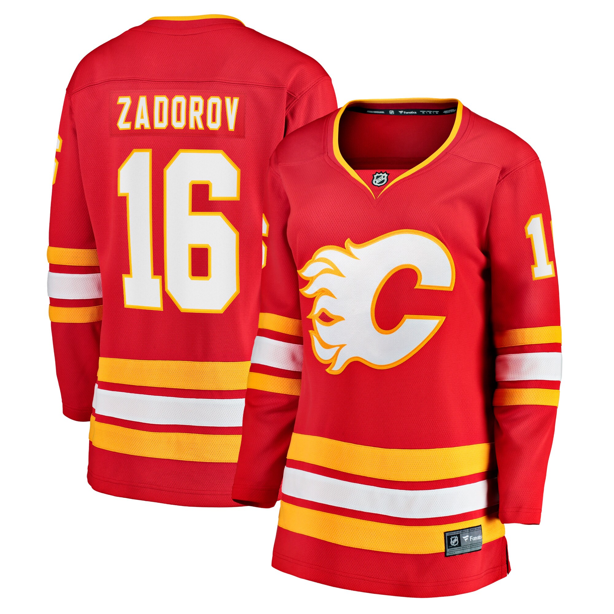 Nikita Zadorov Calgary Flames Fanatics Women’s Home Breakaway Player Jersey – Red