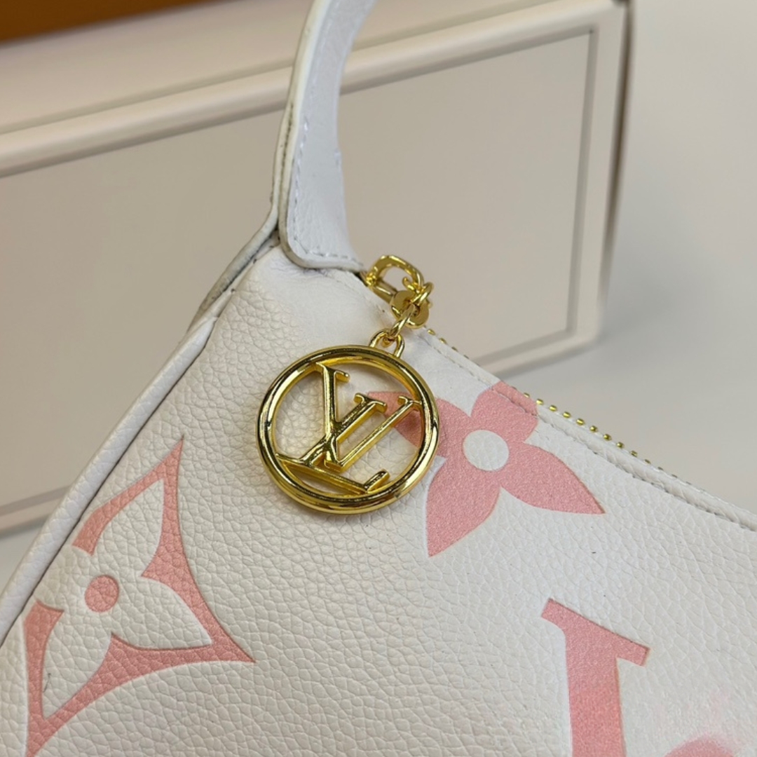 Louis Vuitton Mini Moon Bag In Latte White And Chamallow Pink 21Cm M24108