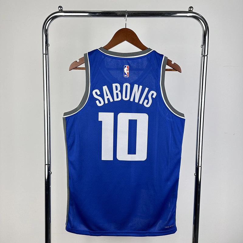 2024 NBA Sacramento Kings 10 SABONIS Basketball Jersey