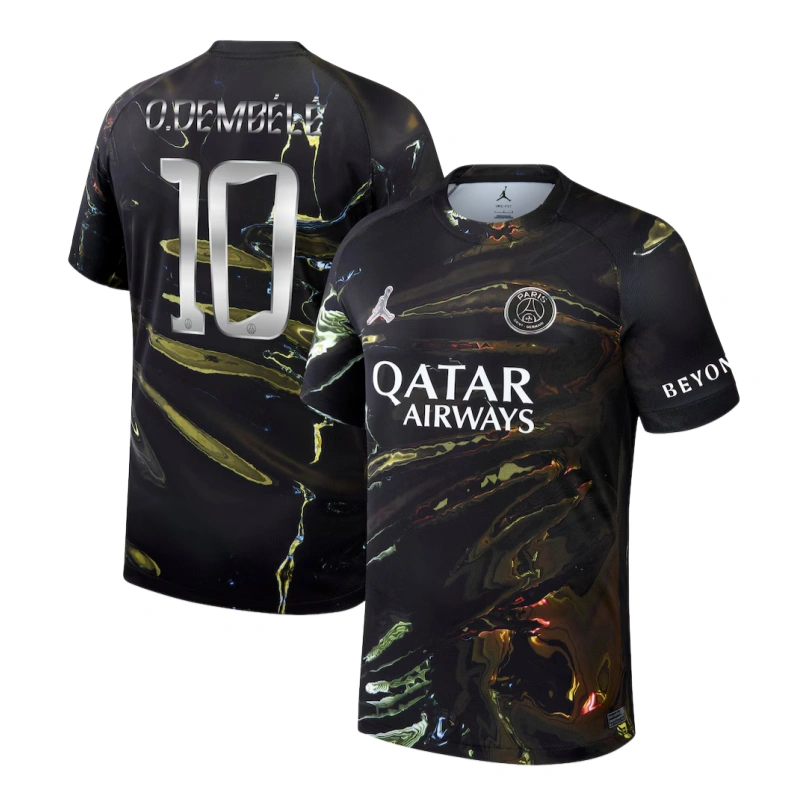 2025/2026 Ligue 1 Paris Saint-Germain Team Special Black Home Football Jersey - JerseyFun