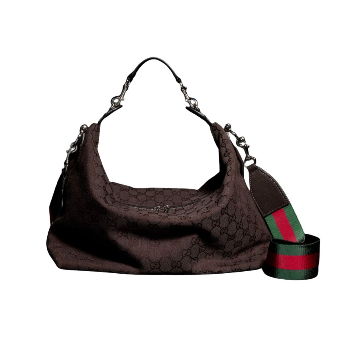 Gucci Brera Medium Crossbody Bag 33cm/13in Brown 866938