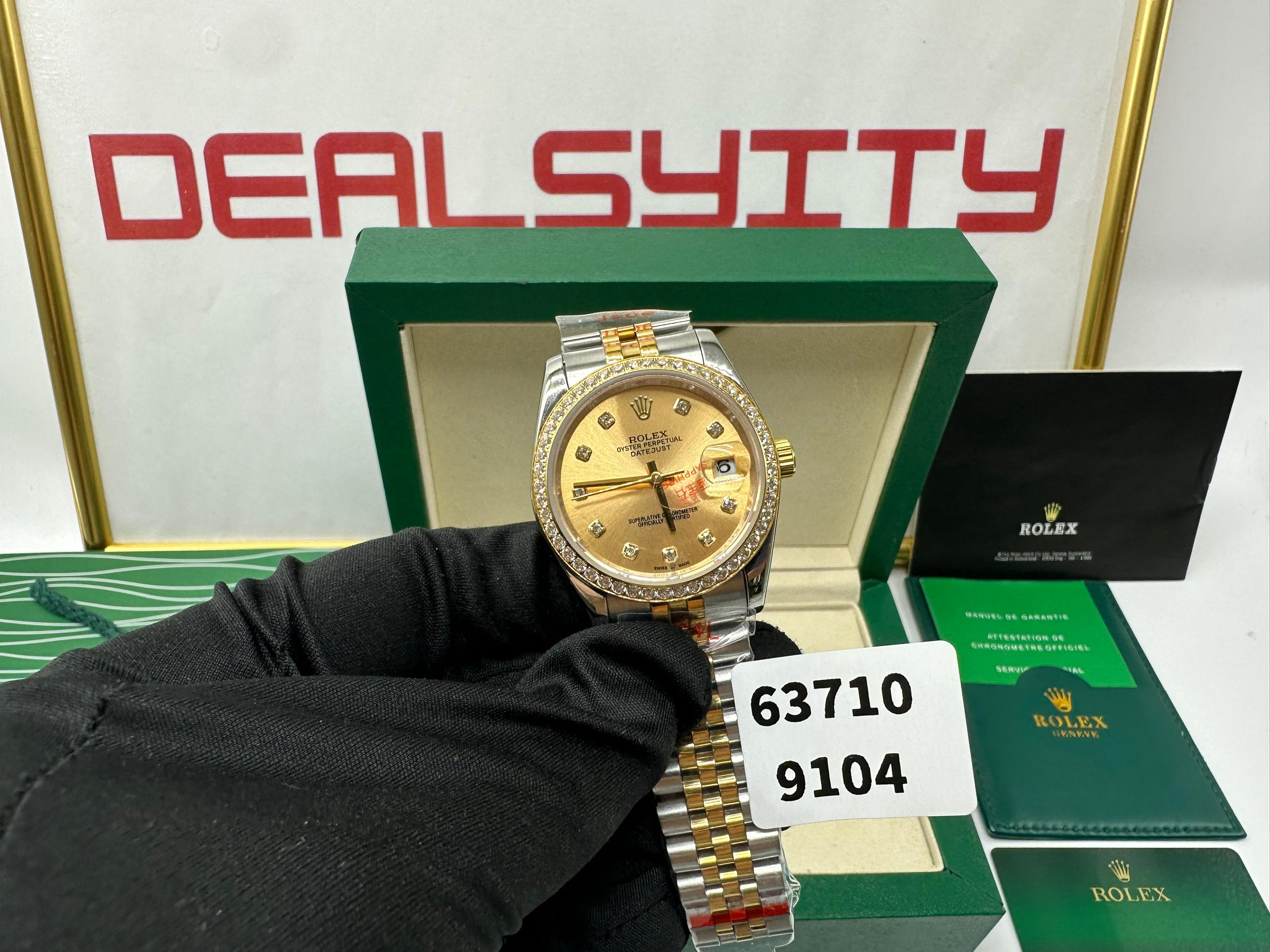 Rolex Datejust 36mm Champagne Dial 116243