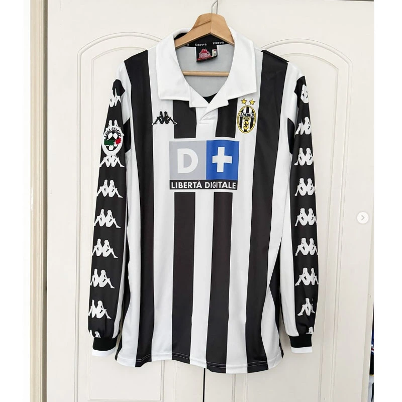 Retro 1999-00 Juventus Home Long Sleeve Football jersey retro