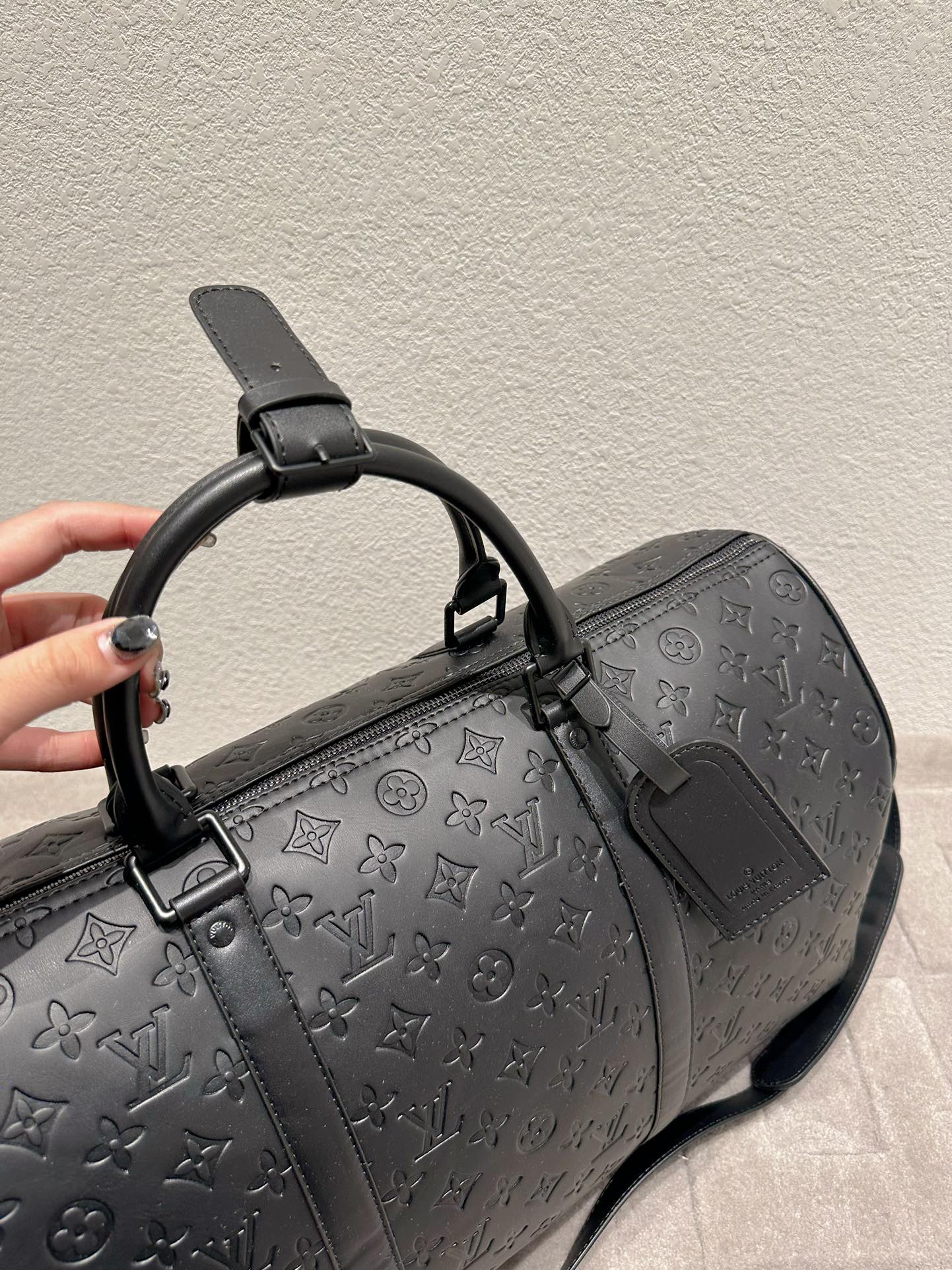 Louis Vuitton Keepall Bandouliere 50 Black 50cm M44810