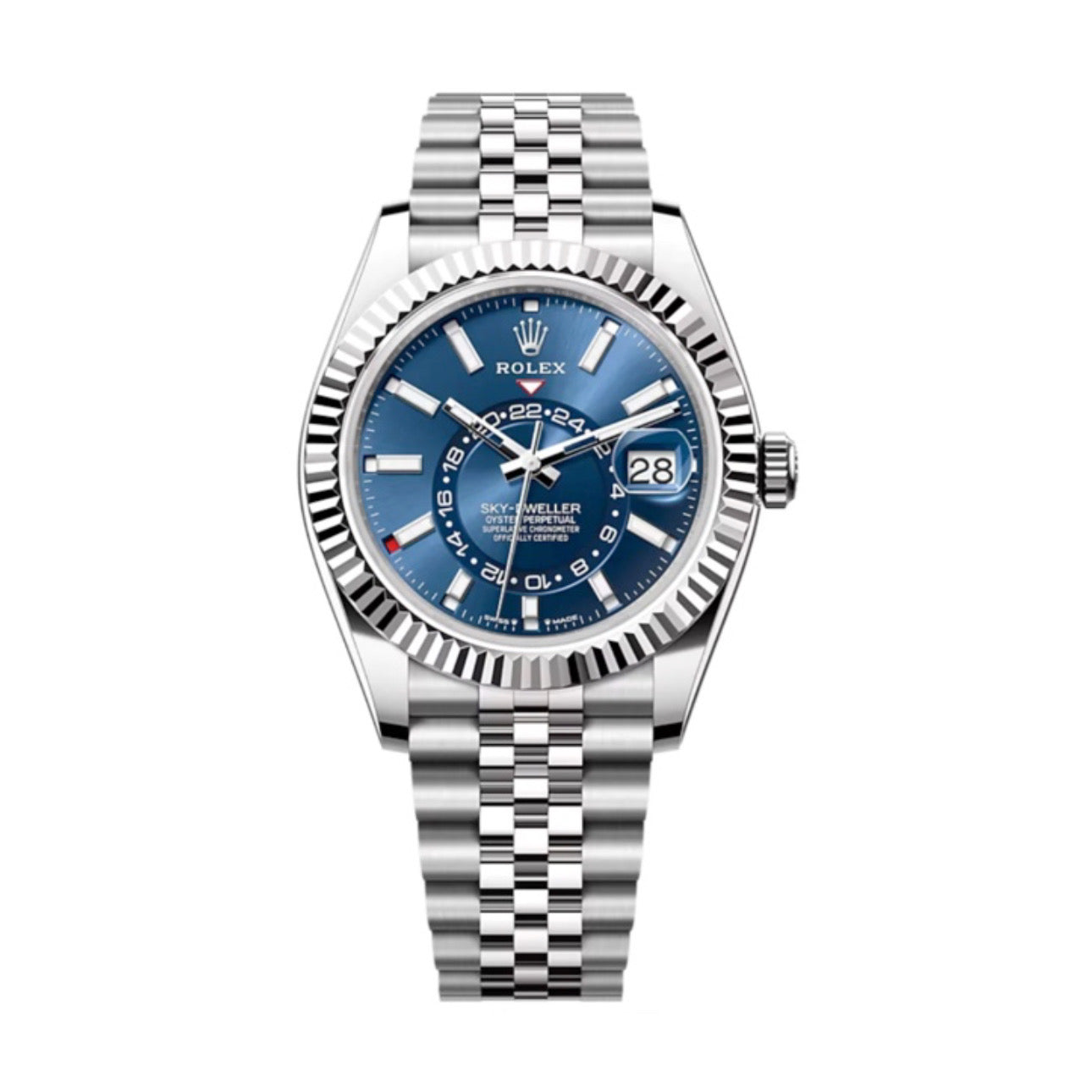 Rolex Sky-Dweller 41 mm Bright blue Dial 336934 Jubilee