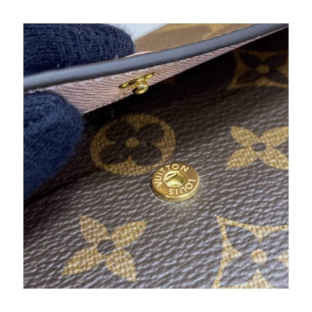 Louis Vuitton Monogram Canvas Emilie Wallet Pink