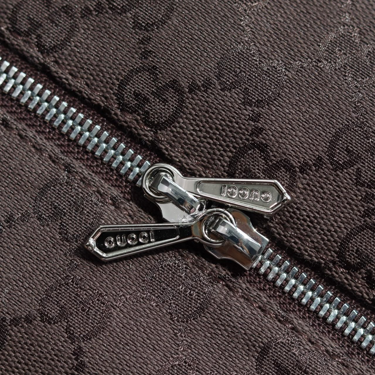 Gucci Brera Large Crossbody Bag 45cm/17.7in Dark Brown GG Canvas 864485