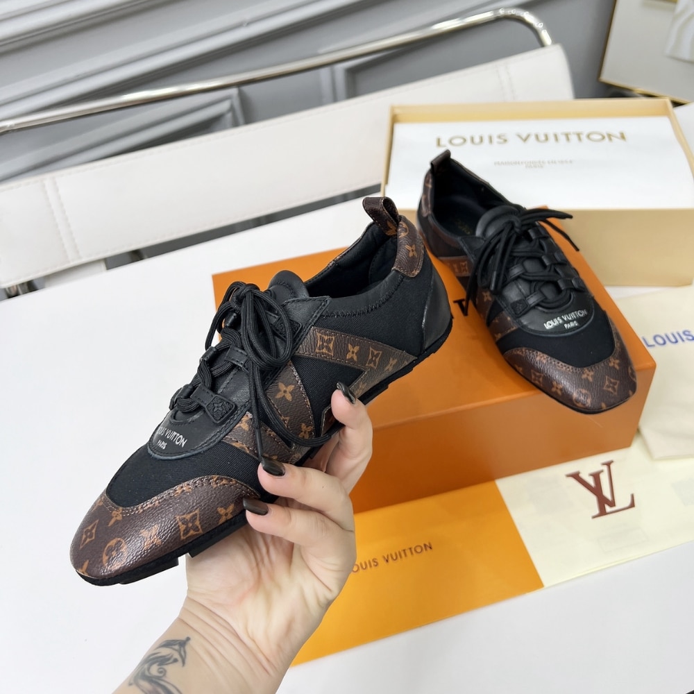 Louis Vuitton Lv Sneakerina Monogram Black 1Ahndo