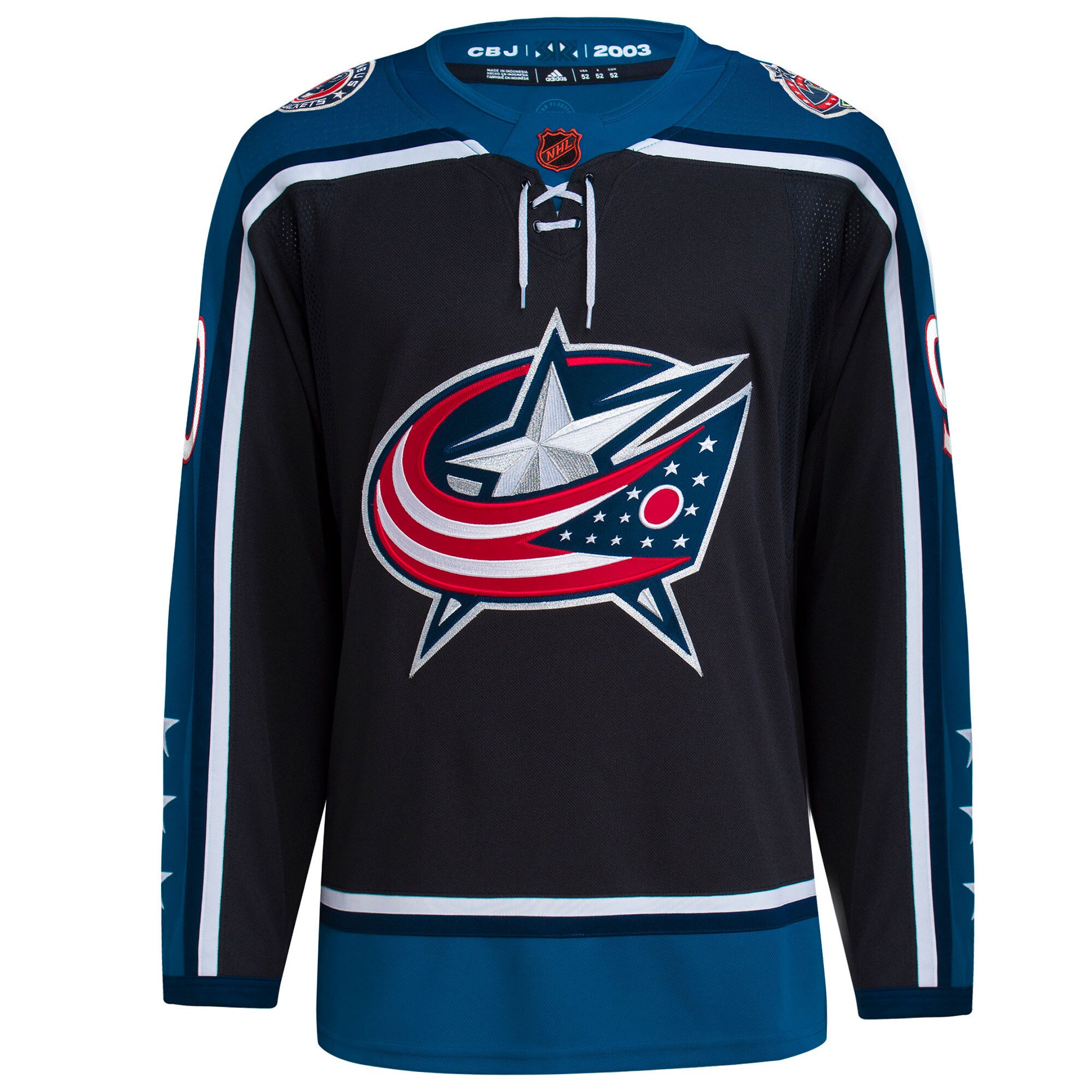 Elvis Merzlikins Columbus Blue Jackets adidas Reverse Retro 2.0 Authentic Player Jersey – Black