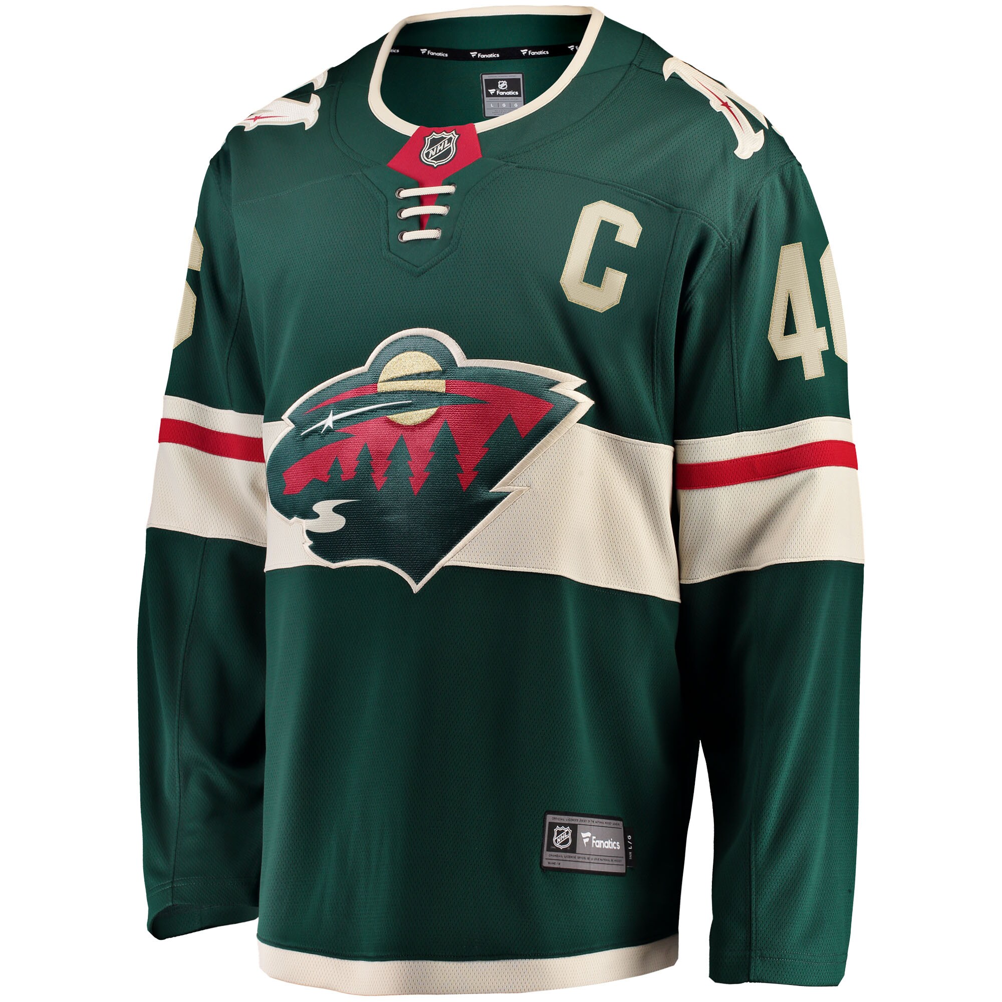 Jared Spurgeon Minnesota Wild Home Breakaway Player Jersey – Green