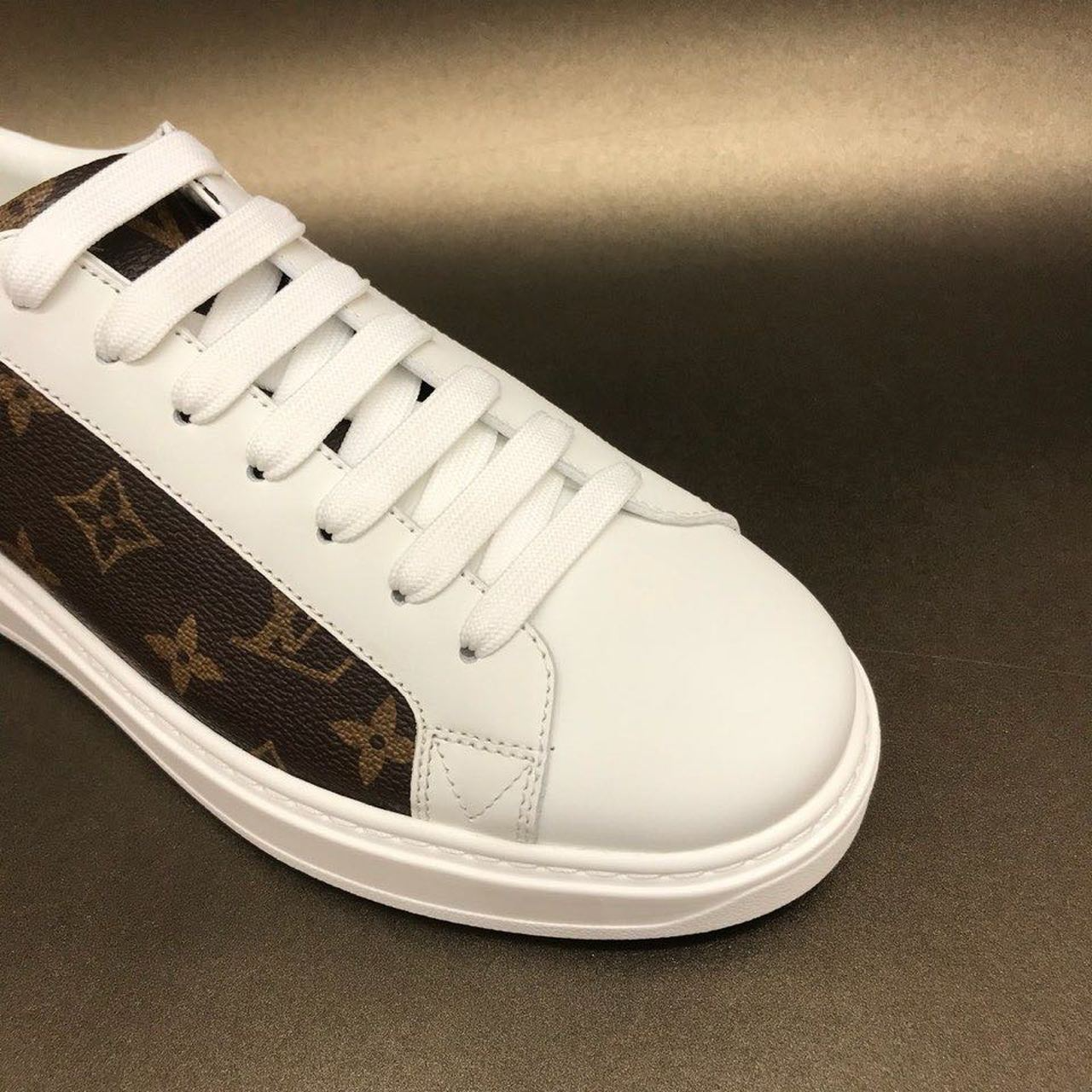 Louis Vuitton Time Out Sneaker Monogram Canvas White For Women
