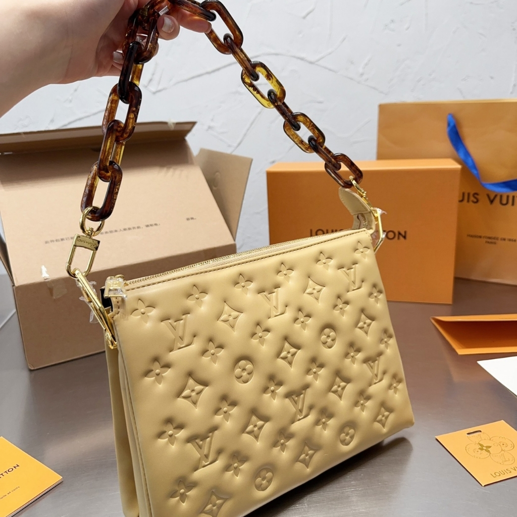 Louis Vuitton Coussin PM Bag Yellow 26cm M22335
