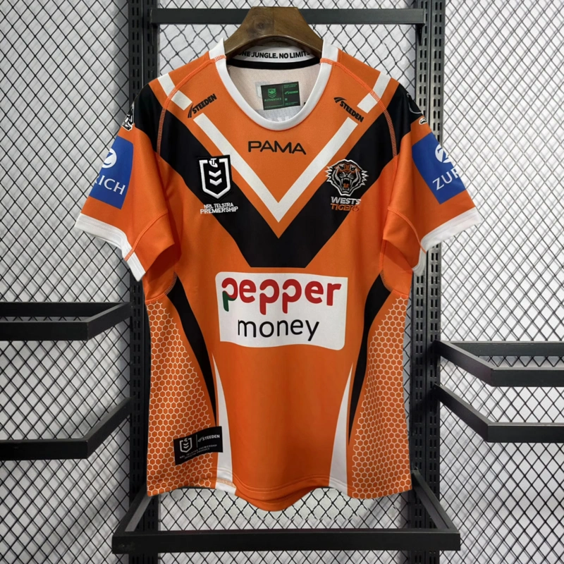 2025 Wests Tigers Away Rugby Jersey