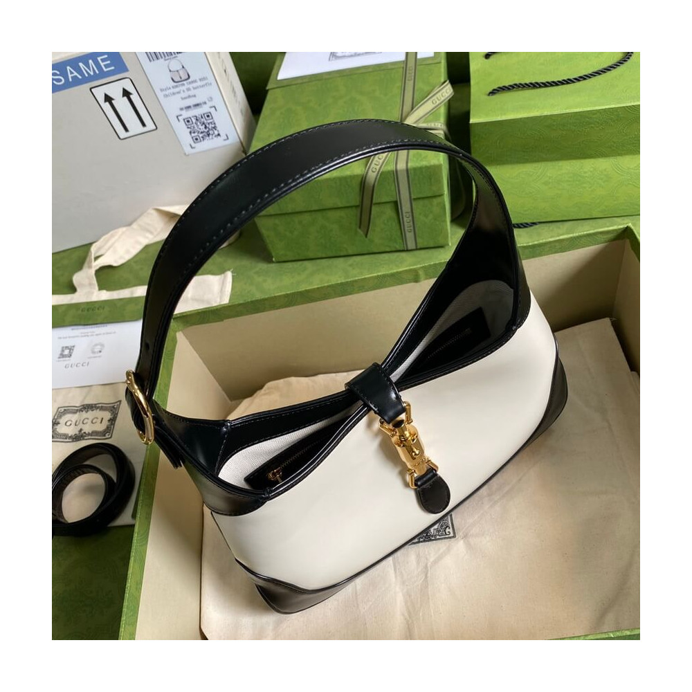 Gucci Jackie 1961 Small Shoulder Bag in White Leather 28cm