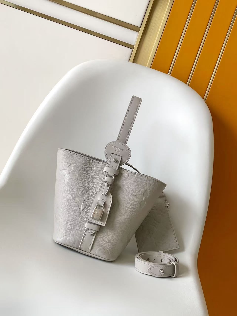 Louis Vuitton All In BB Bag Brume Grey 16cm M28342