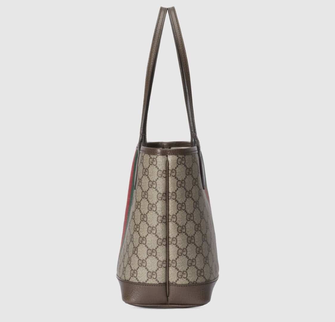 Gucci Ophidia Small Tote Bag Beige And Ebony Gg 25cm 726762 2aaay 9151