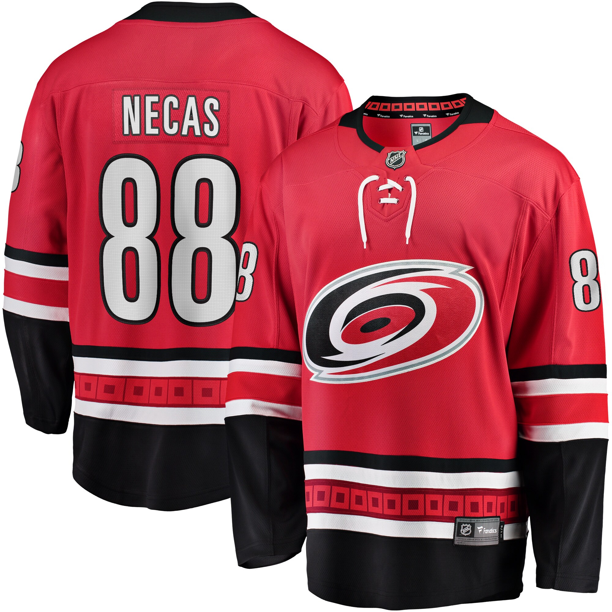 Martin Necas Carolina Hurricanes Fanatics Alternate Breakaway Player Jersey – Red