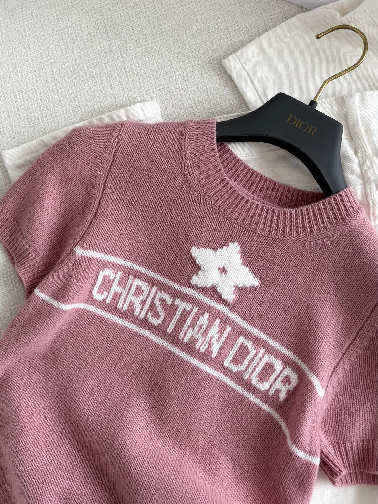 Dioriviera Short-Sleeved Sweater