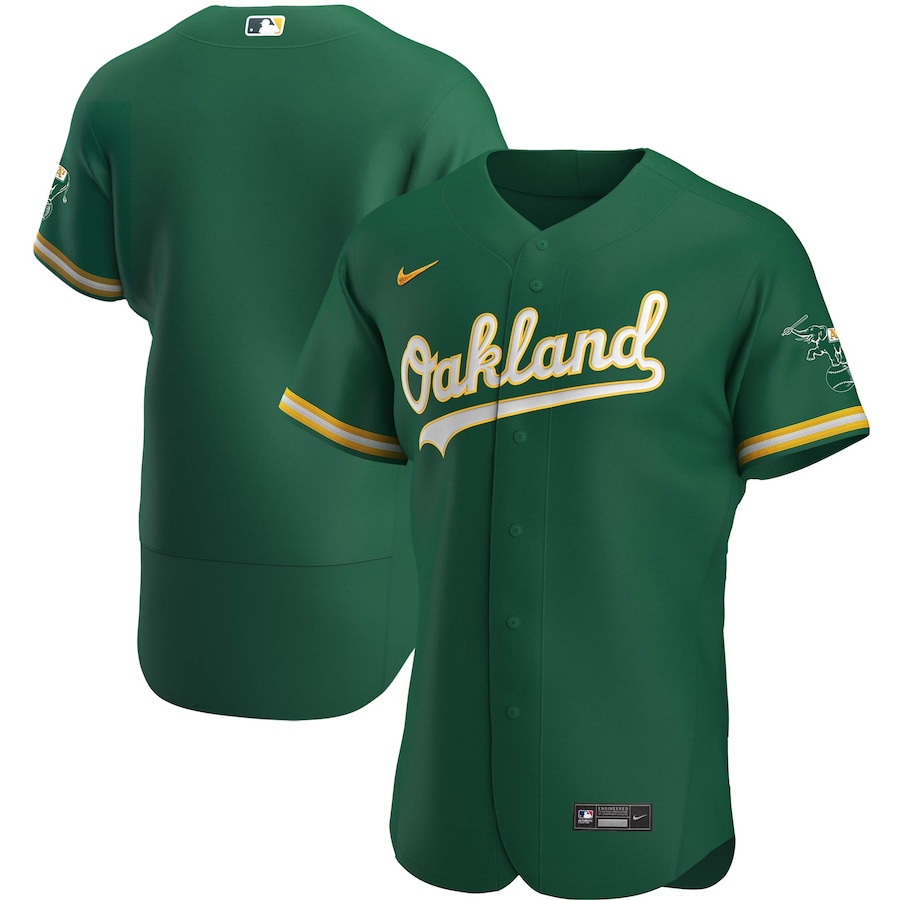 Oakland Athletics Team Jersey Kelly Green