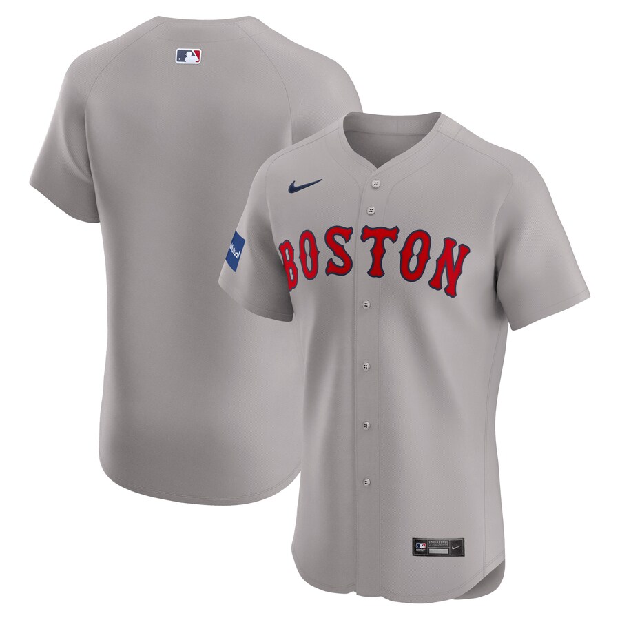 Boston Red Sox Road Elite Patch Jersey No Color