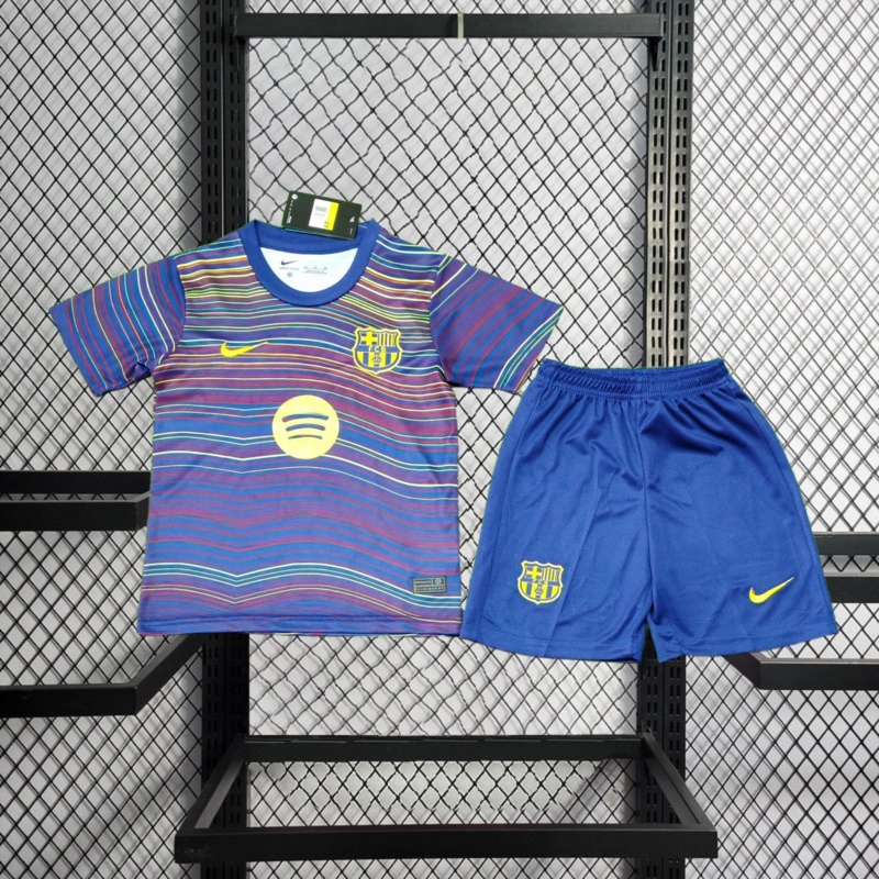 2025-26 Barcelona goalkeeper kids Football jersey