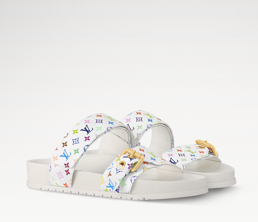 LOUIS VUITTON 1AGXU3 LV x TM Bom Dia Flat Comfort Mule