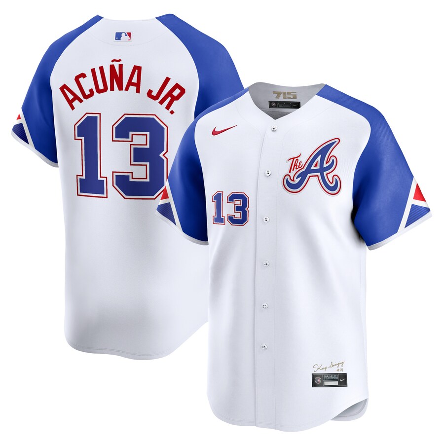 Ronald Acuña Jr. Atlanta Braves City Connect Limited Player Jersey White