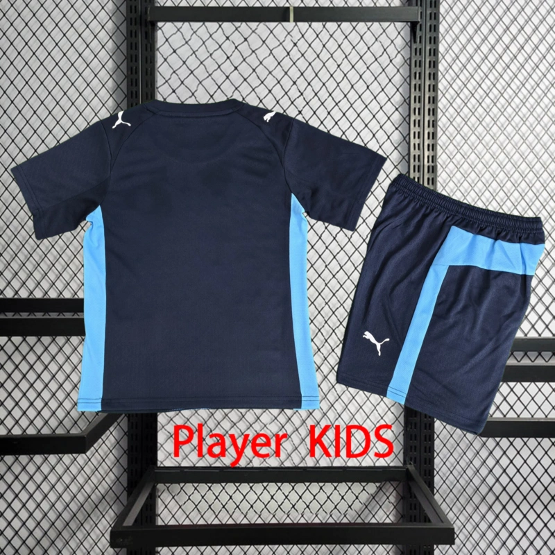 Player 2025-26 Marseille OM Away Kids football jersey Player KIDS