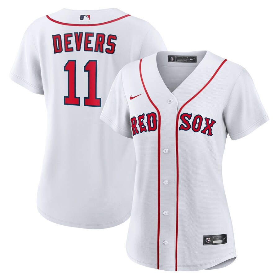 Rafael Devers Boston Red Sox Women's Home Player Jersey White