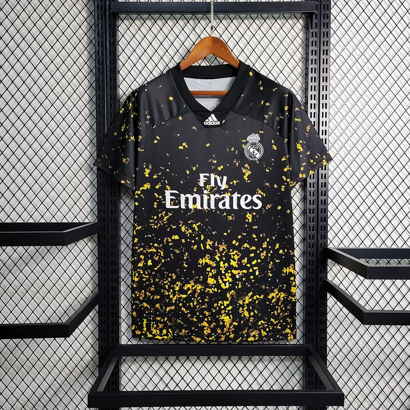 Retro 2020-21 Real Madrid Special Edition Black Gold  Football jersey