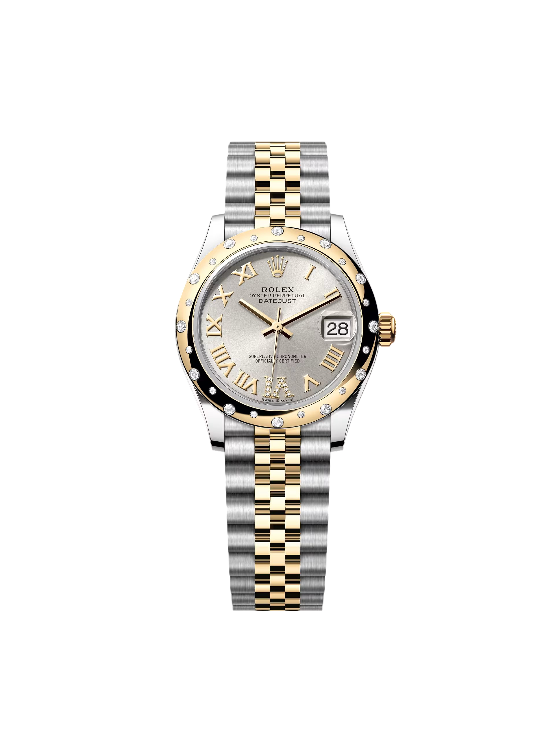 Rolex Datejust m278343-0003/0004 Silver Dial Yellow Rolesor Oyster Watch