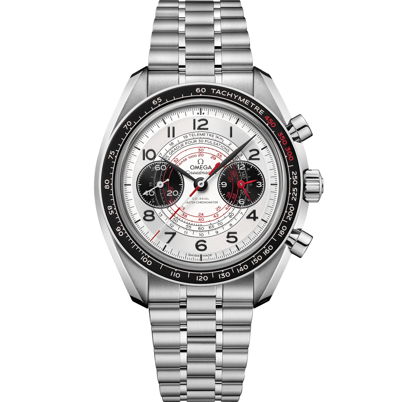 Omega Speedmaster Chronoscope Silver Dial 43mm Stainless Steel Bracelet 329.30.43.51.02.002