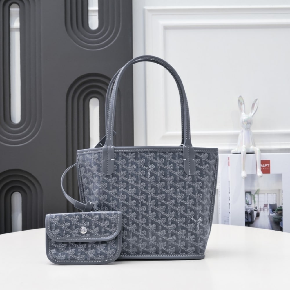 GOYARD ANJOU MINI BAG GREY 21CM