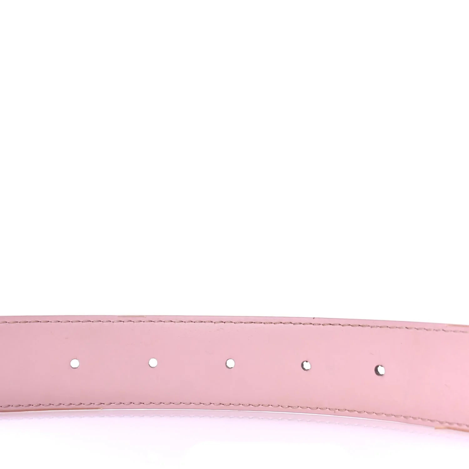 Damier Azur 30mm LV Initiales Reversible Belt 80 32 Pink